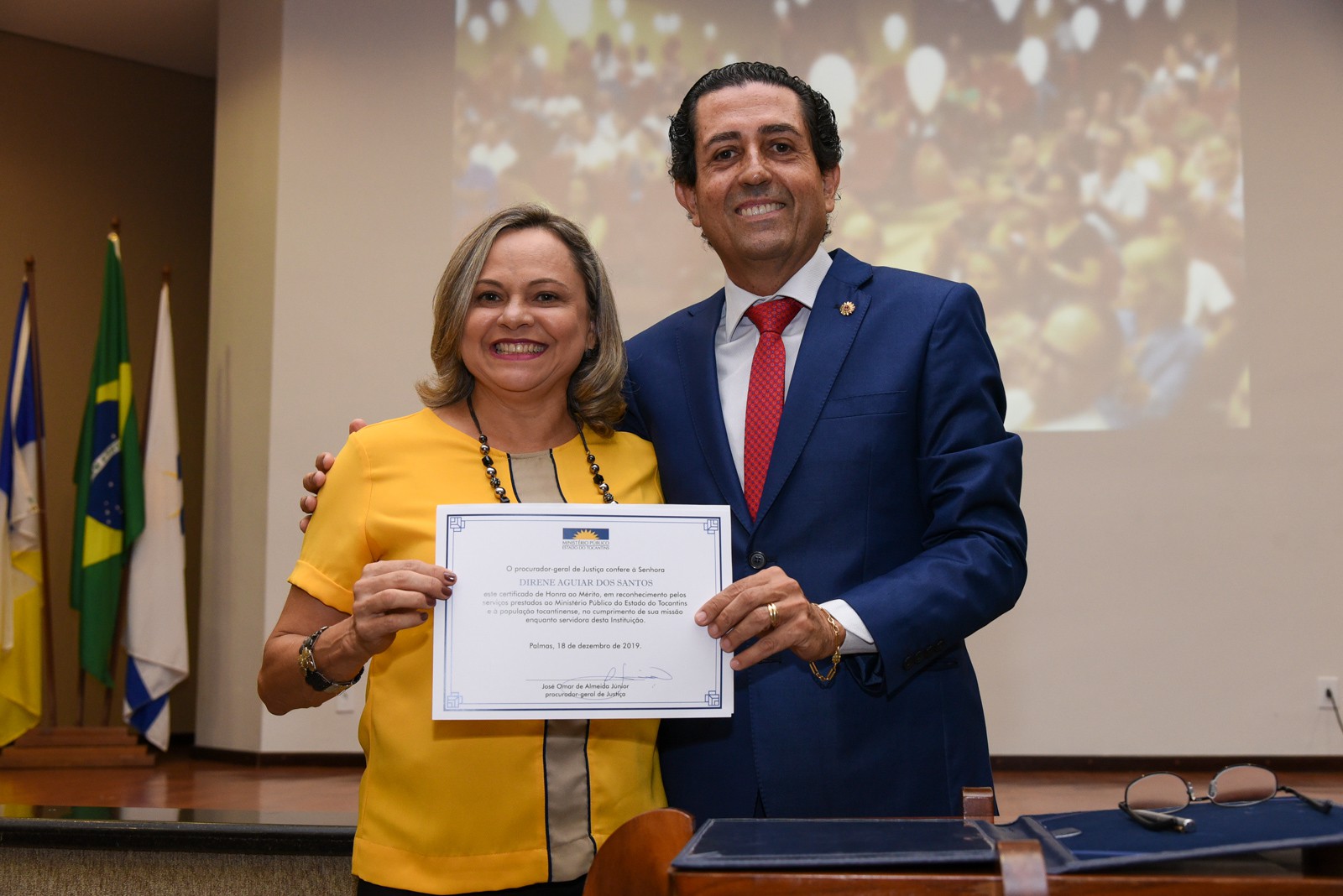 Aposentadoria da servidora Direne Aguiar dos Santos