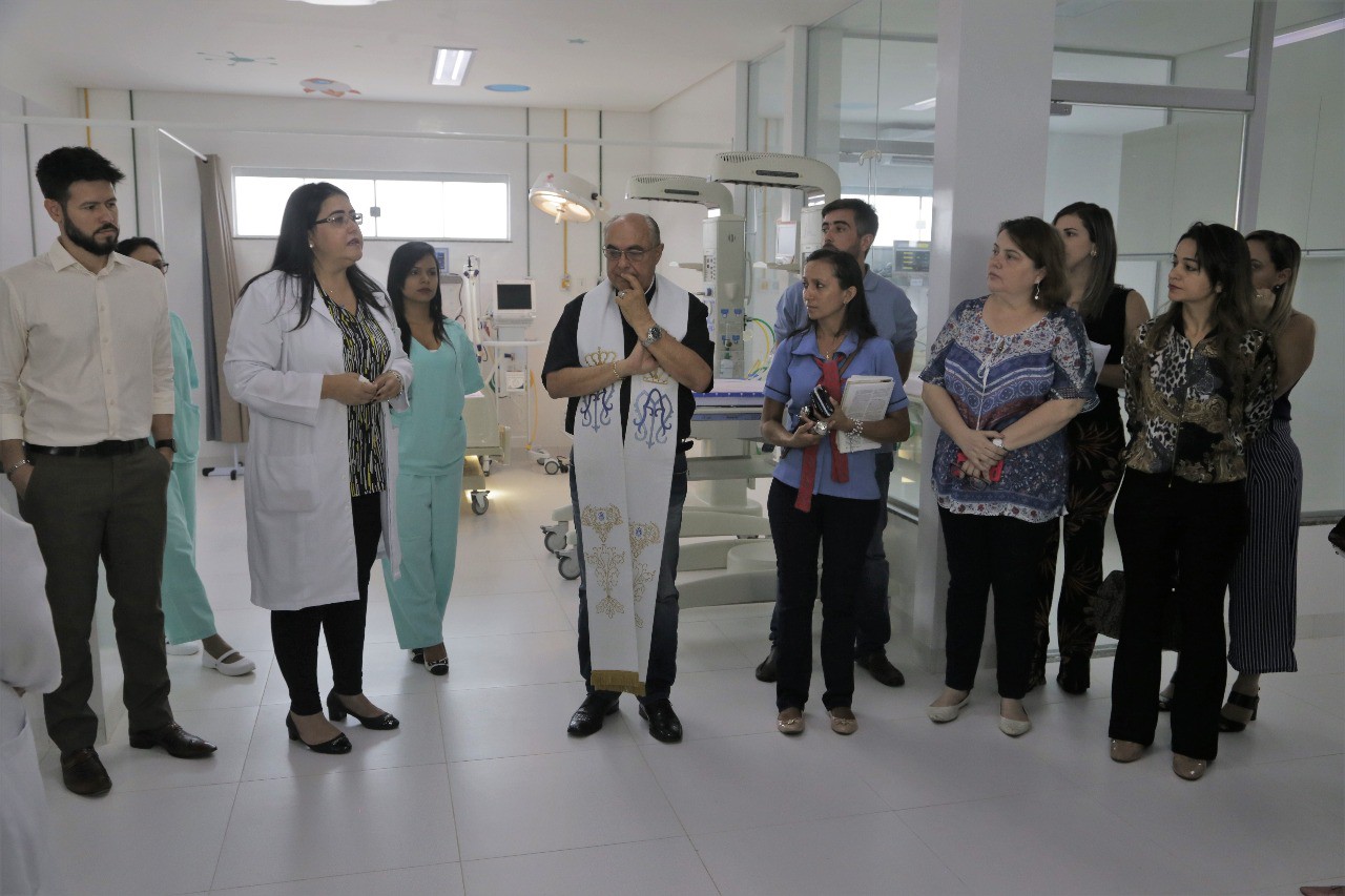 Uma benção marcou a inauguração da unidade