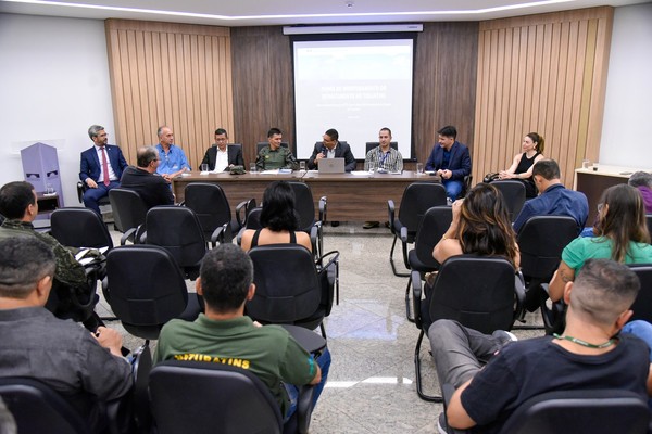 A oficina de trabalho reuniu diversos órgãos ambientais