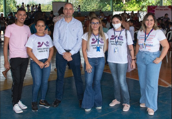 Promotor de Justiça Konrad Cesar Resende Wimmer e equipe do Núcleo Maria da Penha