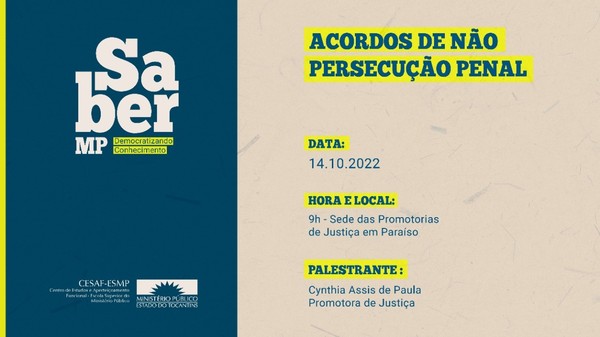 O evento será realizado no dia 14 de outubro