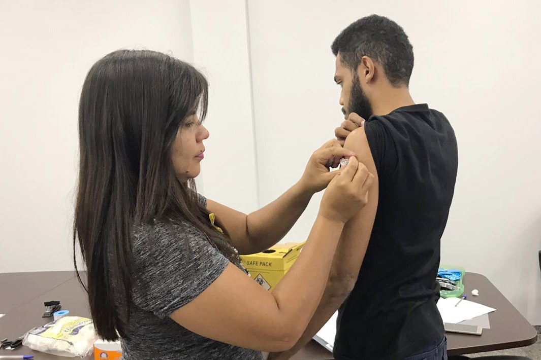 Itinerância está levando vacinas contra o vírus Influenza
