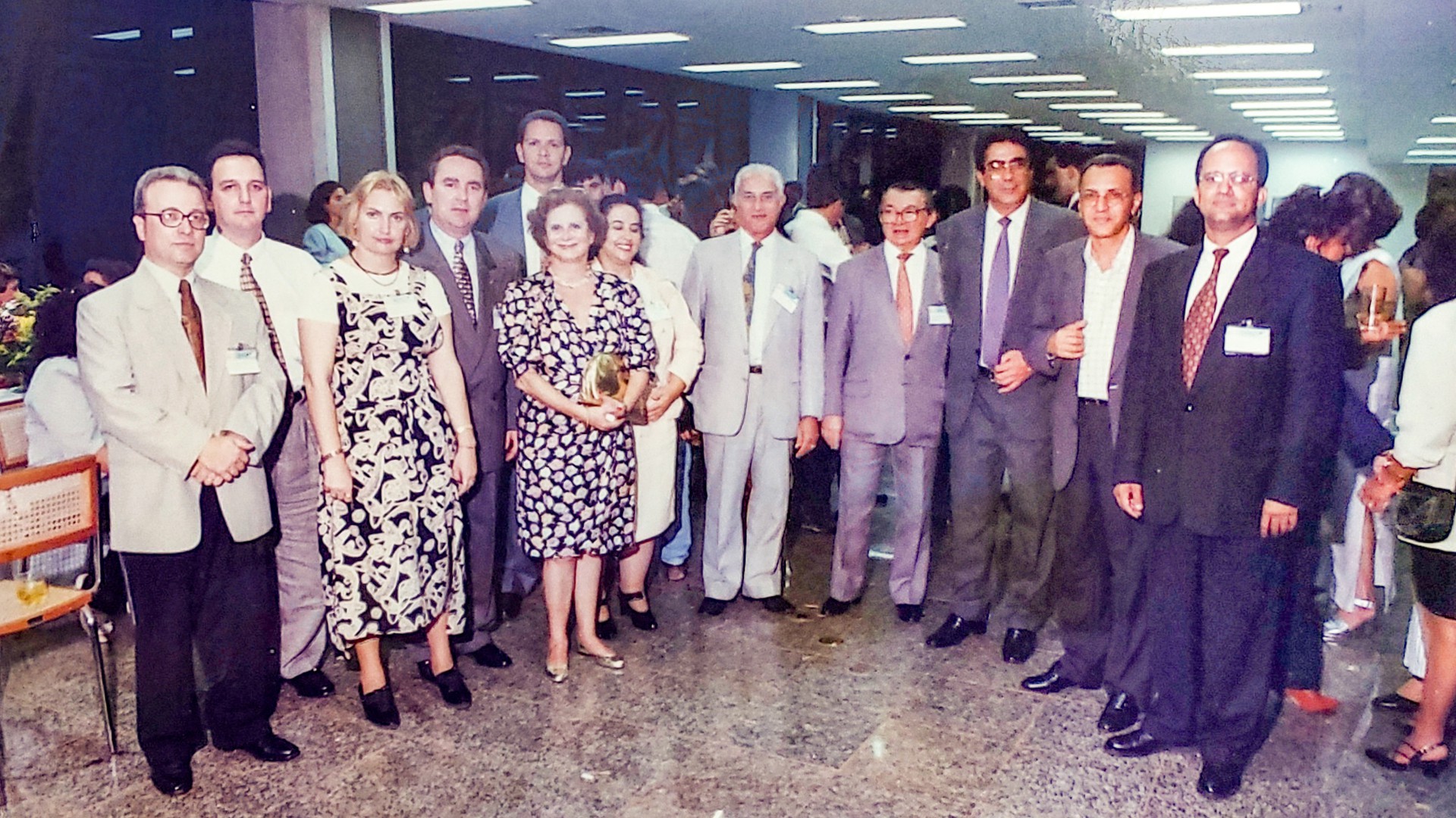 Vera (3ª da esq. p/ dir.) durante Congresso de Estudos Jurídicos, em 1995