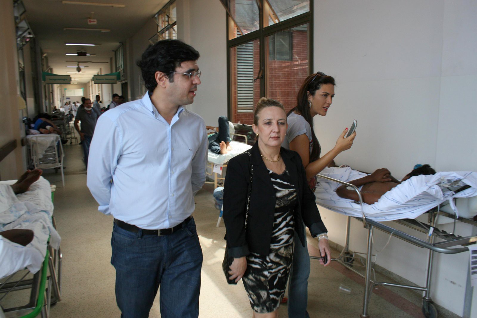 Corredores do HGPP foram percorridos