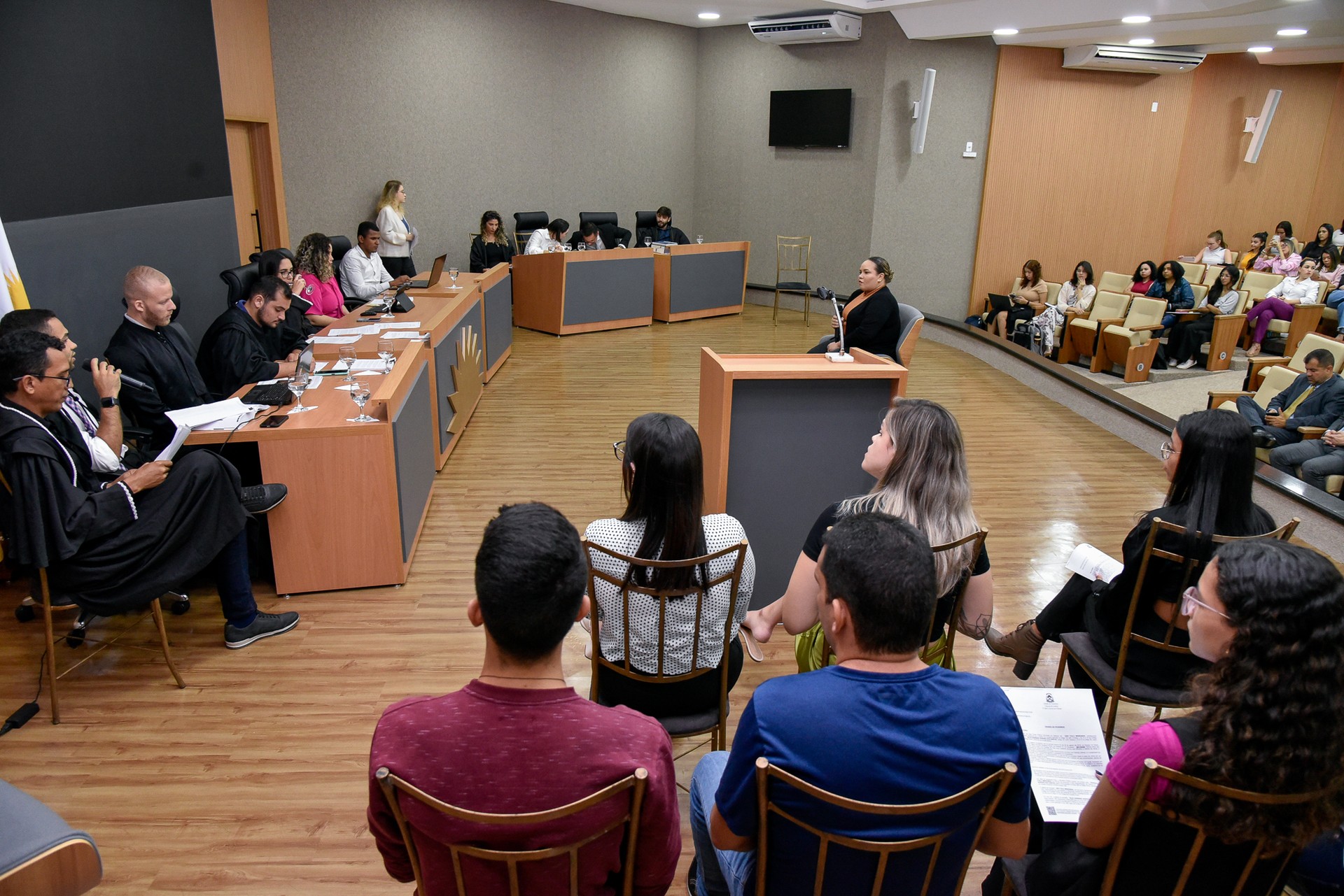 Plenário do Tribunal do Júri Simulado no MPTO
