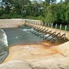 Barragem localizada em fazenda do município de Alvorada do Tocantins