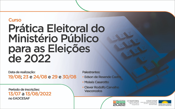 A abertura, presencial, ocorrerá no dia 19 agosto, no auditório do MPTO, a partir das 9h.