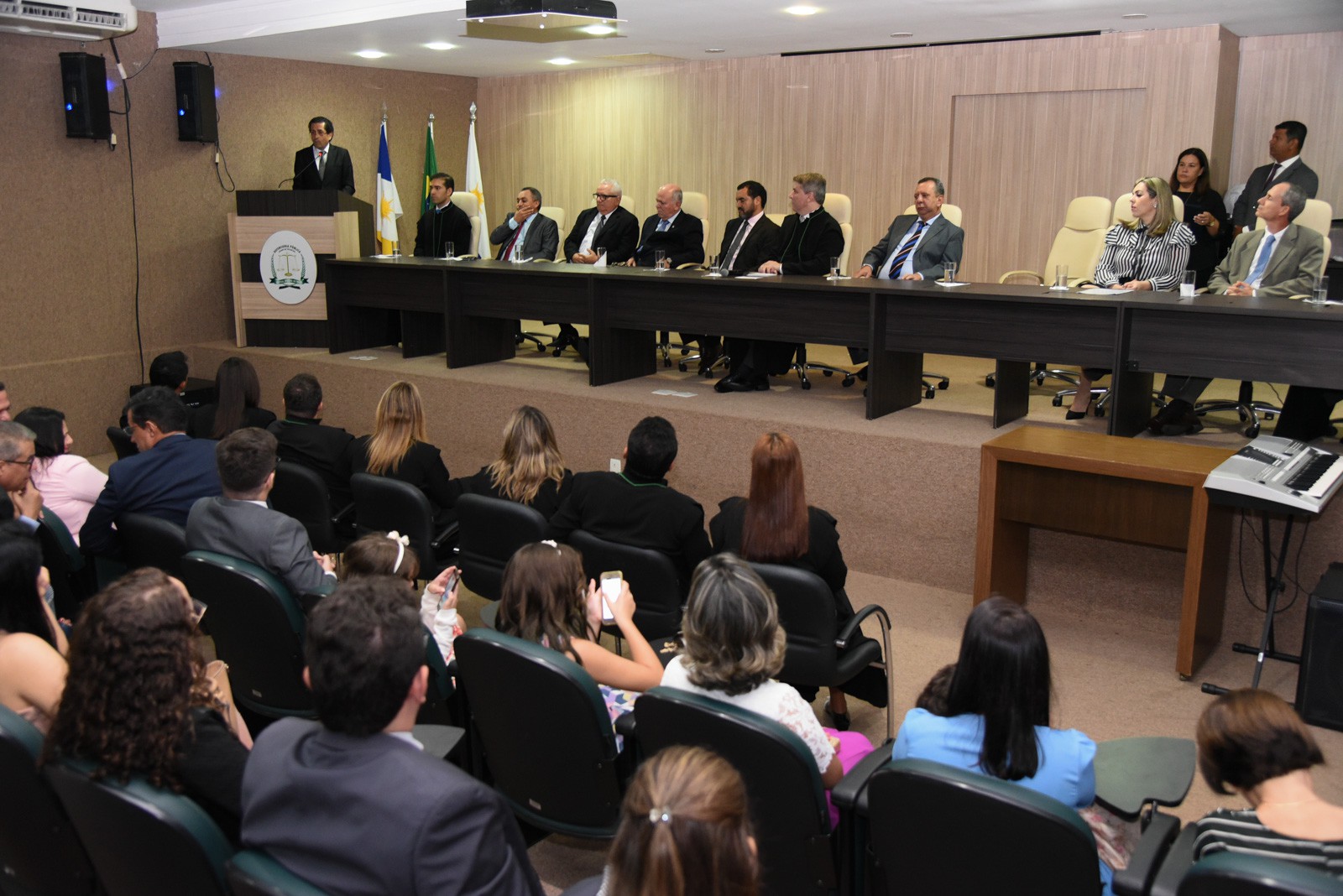 Autoridades prestigiam posse do Defensor Público-Geral, Fábio Monteiro dos Santos