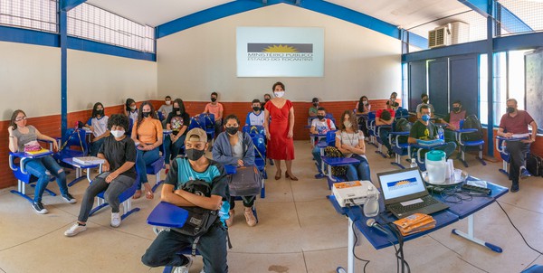 Neste primeiro encontro, cerca de 50 alunos participaram