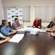 Equipe técnica reunida com PGJ e chefe de gabinete