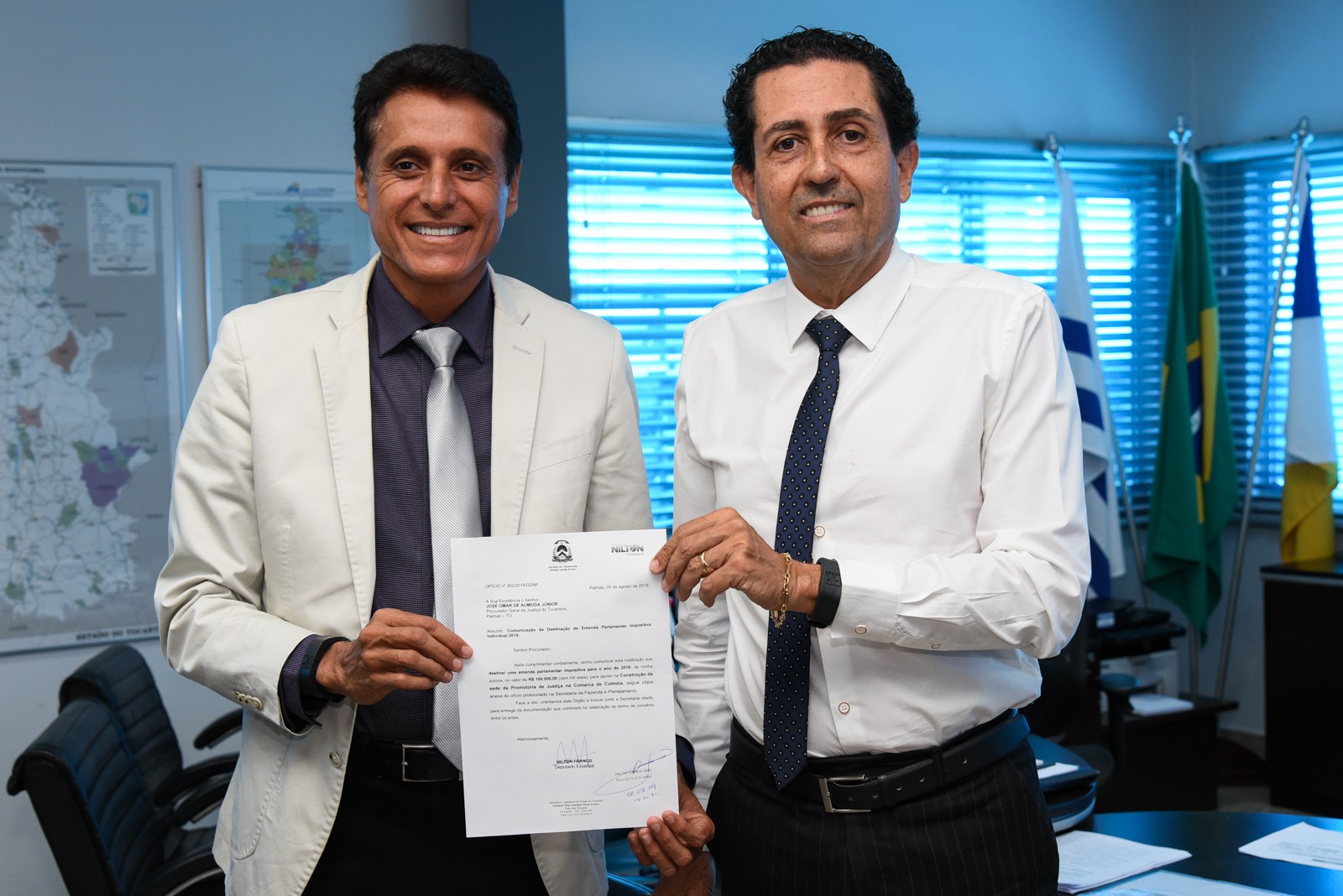 Foram destinados R$ 100 mil para a construção da sede de Colmeia