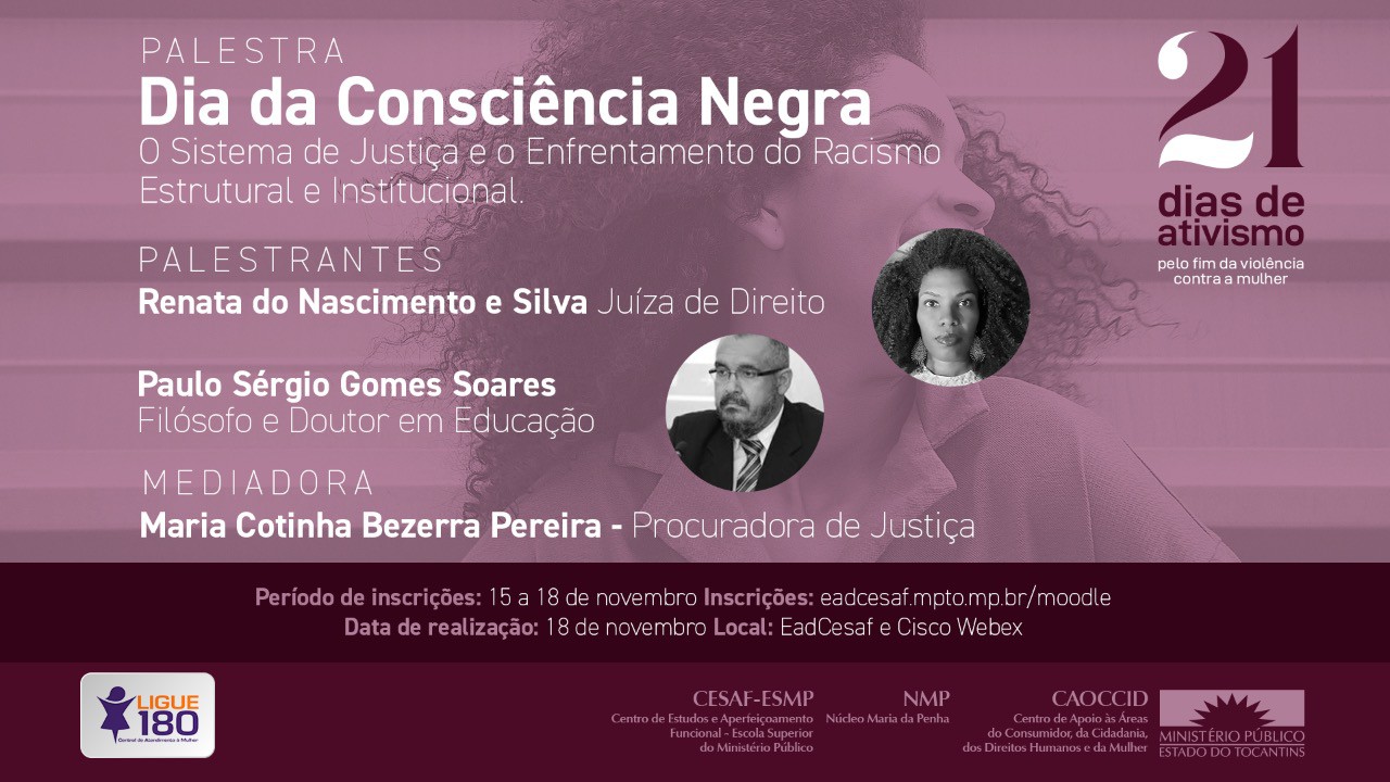 Palestra comemorativa do Dia 20 de novembro – Dia da Consciência Negra