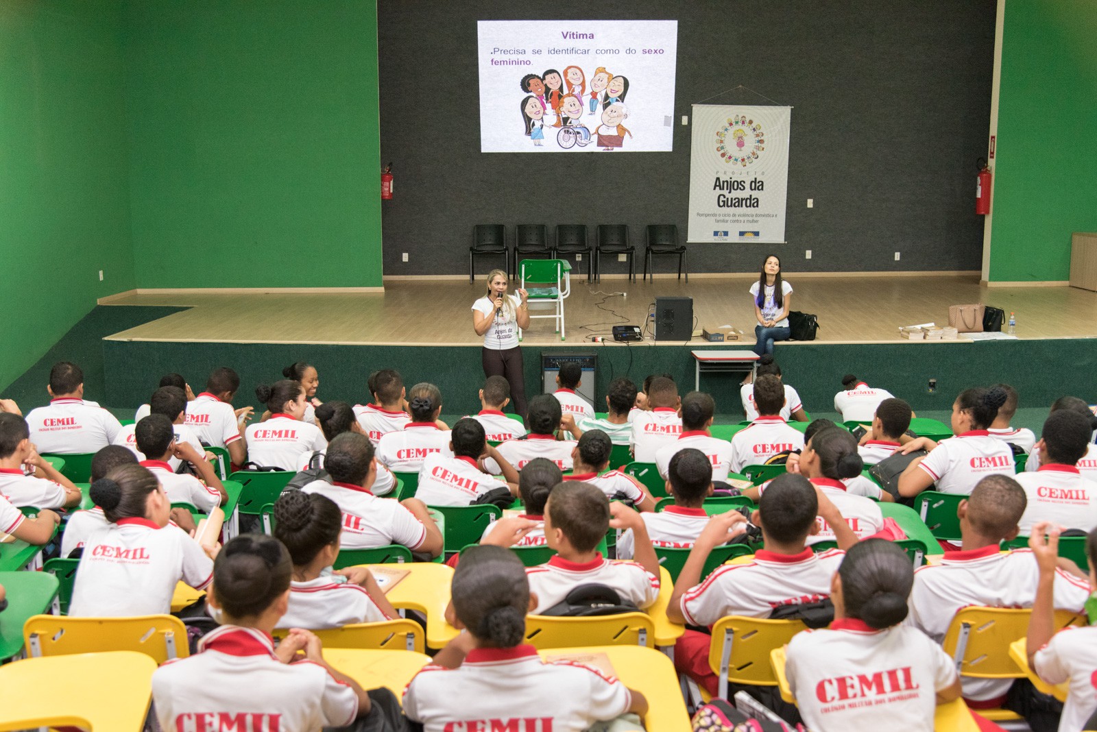 O projeto esta sendo desenvolvido na rede escolar de Palmas