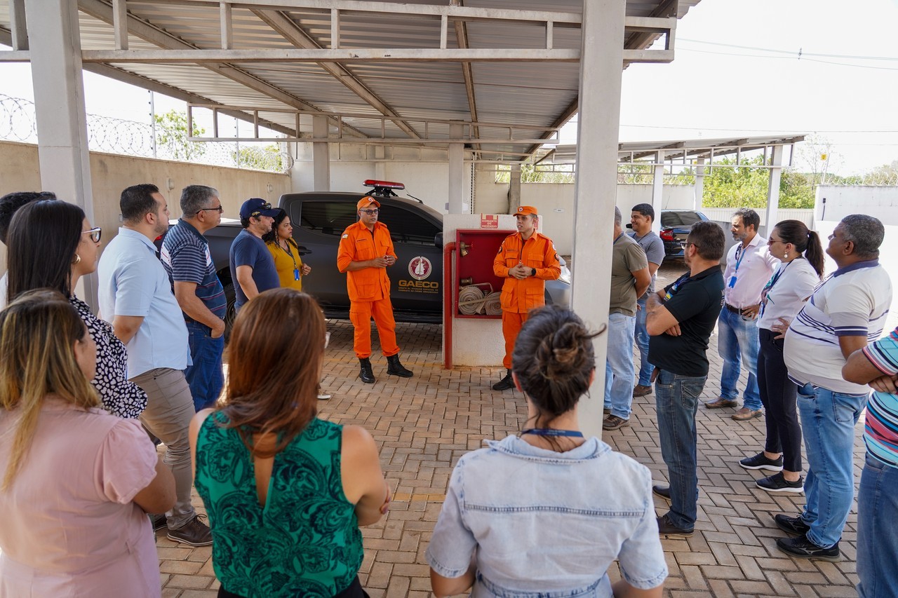 Curso teve momento realizado em área externa