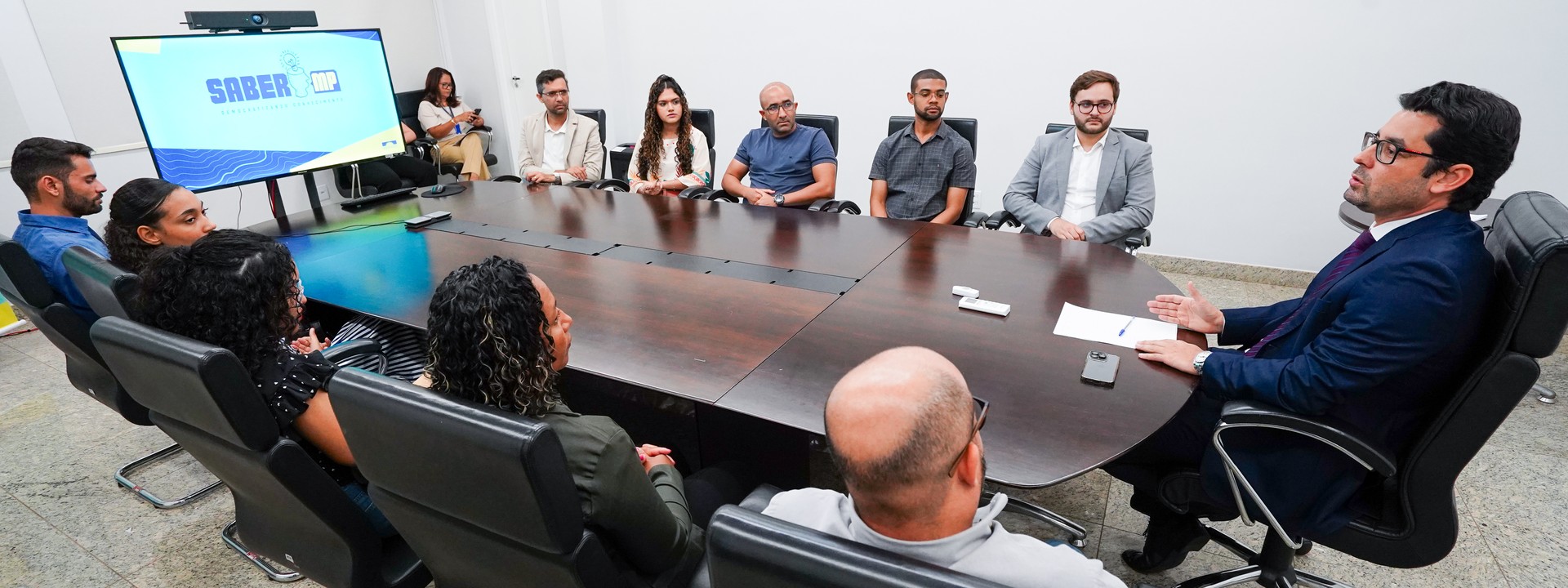 Nove estudantes e um professor participaram de nova edição do “Saber MP: democratizando o conhecimento”