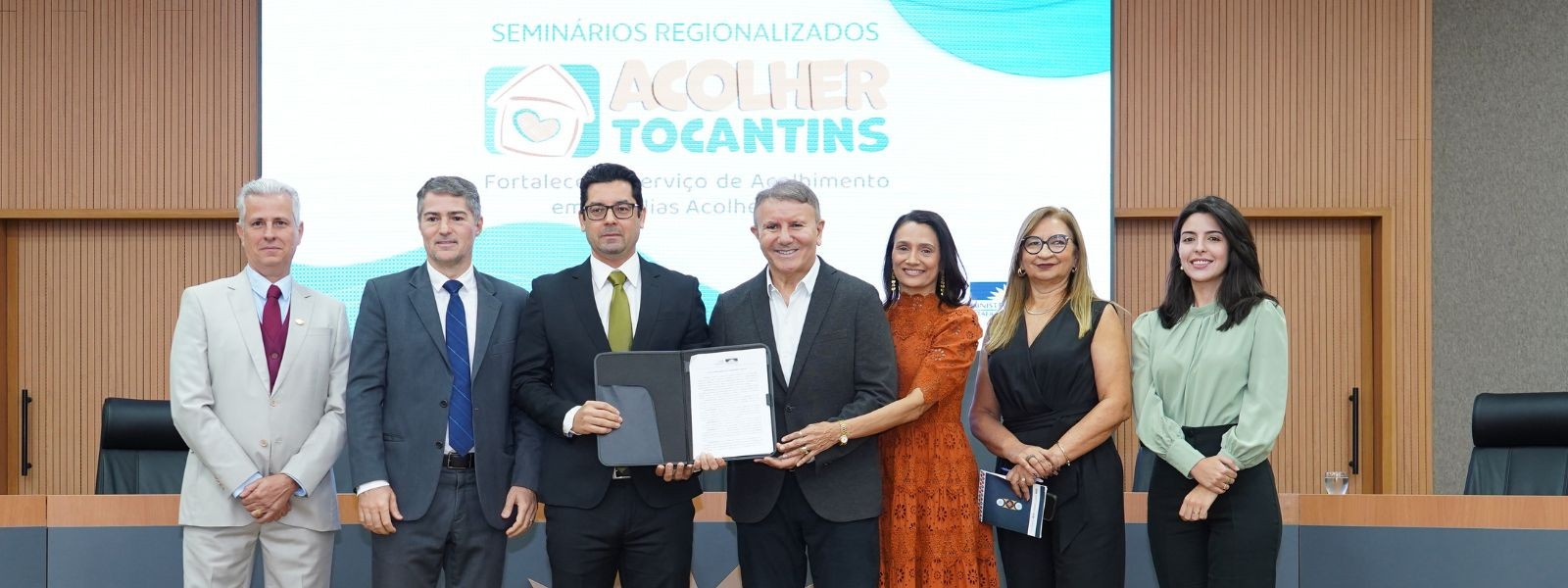 O evento foi marcado pelo lançamento do Serviço de Acolhimento em Família Acolhedora (SFA) em Palmas
