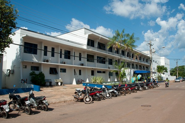 Fachada do Hospital e Maternidade Dona Regina, localizado em Palmas