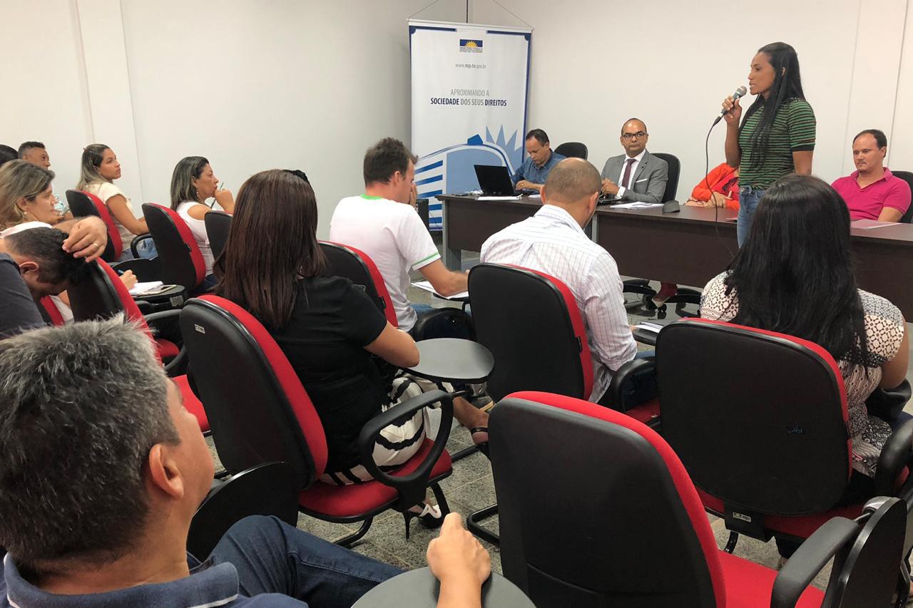 Reunião ocorreu na sede da Promotoria de Justiça