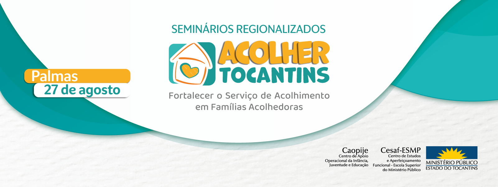 O seminário em Palmas será realizado no dia 27 de agosto, no auditório do MPTO