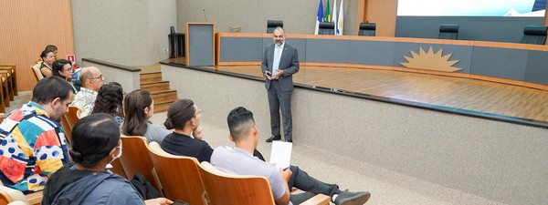 O assessor especial da Procuradoria-Geral de Justiça promotor de Justiça Celsimar Custódio ministrou a palestra