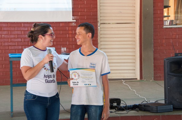 Palestra foi realizada na Escola Luiz Gonzaga