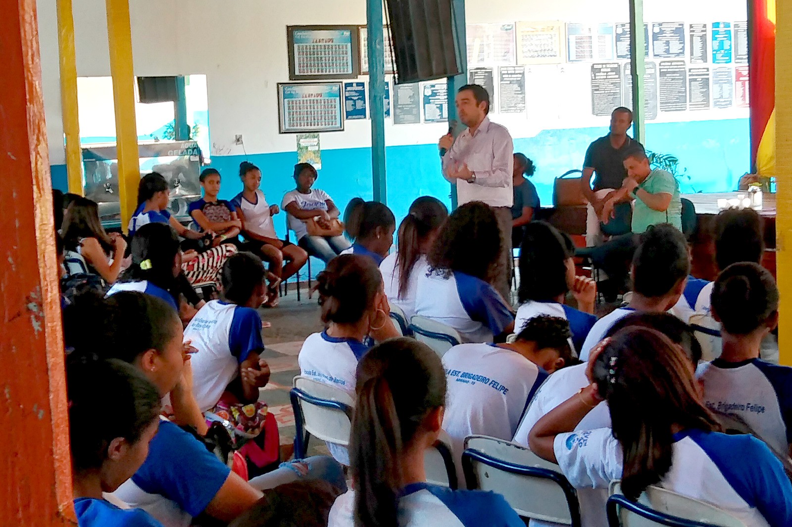 O projeto percorrerar todas as escolas do ensino fundamental e médio da rede pública de Arraias