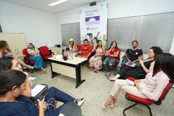 O Núcleo Maria da Penha do MPTO se reuniu  com representantes da comunidade LGBTQIAPN+.