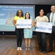 Isabella Cristina Santos Alvarenga e Alsene Ribeiro da Silva conquistaram o 2º lugar no concurso de redação