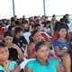 Alunos assistem atentos a palestra da Promotora