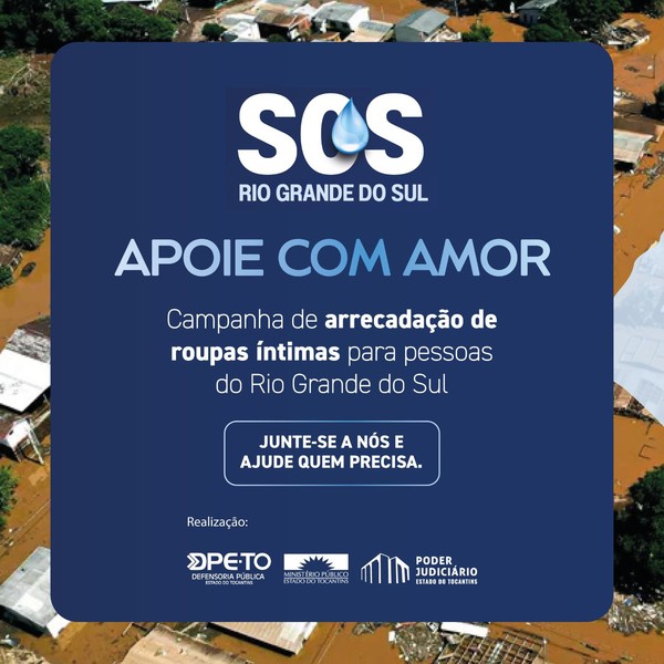 Apoie com Amor: campanha de roupas íntimas para o Rio Grande do Sul