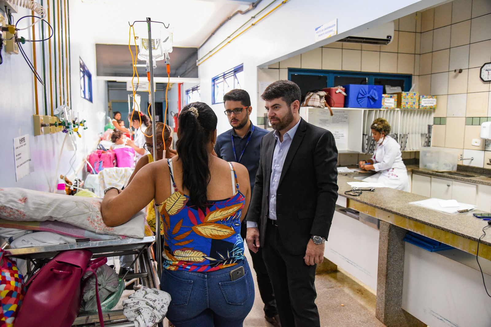 17 leitos estão funcionando nos corredores