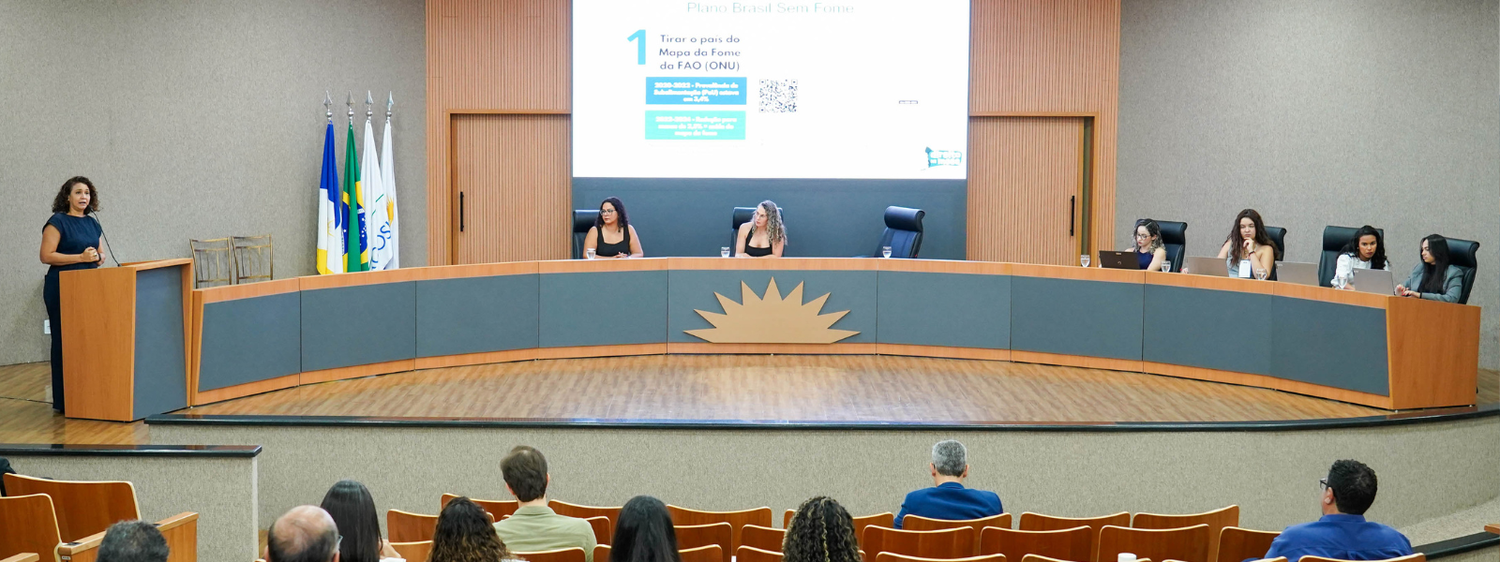 O 1º Congresso de Segurança Alimentar e Nutricional de Palmas contou com a participação da  da secretária do MDS,  Valéria Burity