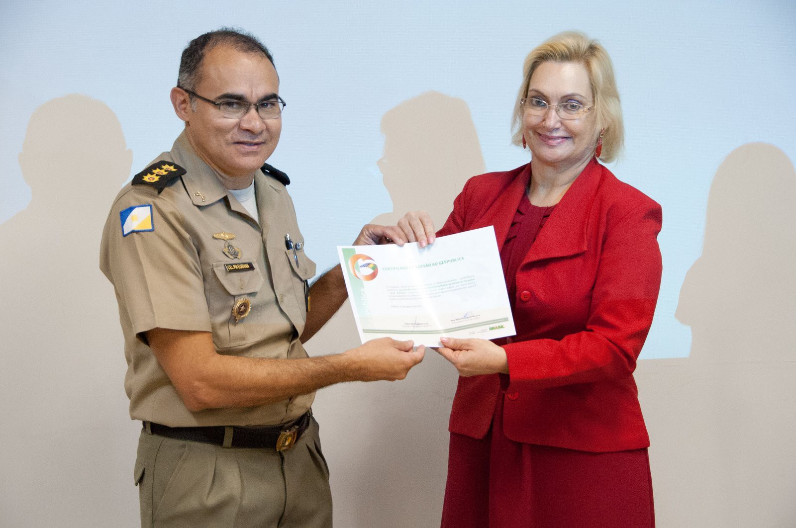 Representante da PM, coronel Eurivan Mascarenhas