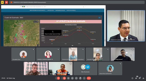 O coordenador do Caoma, promotor de Justiça Francisco Brandes Júnior, falou sobre a redução das áreas queimadas no Estado