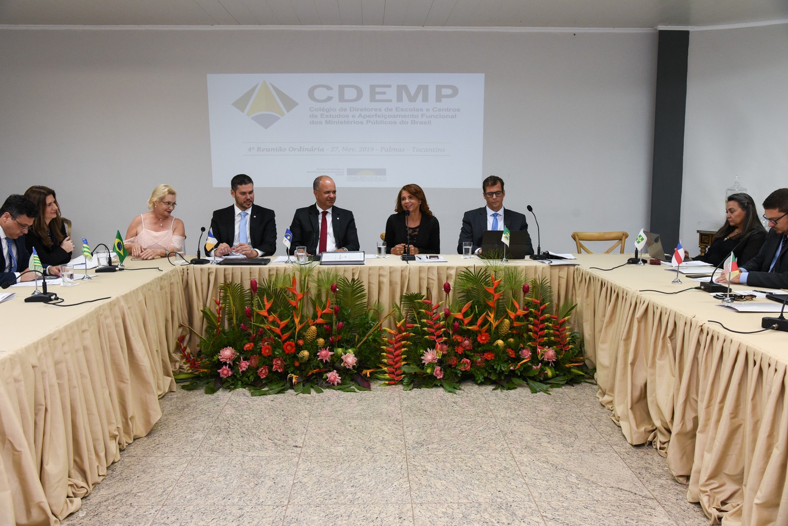 Registro do momento de abertura