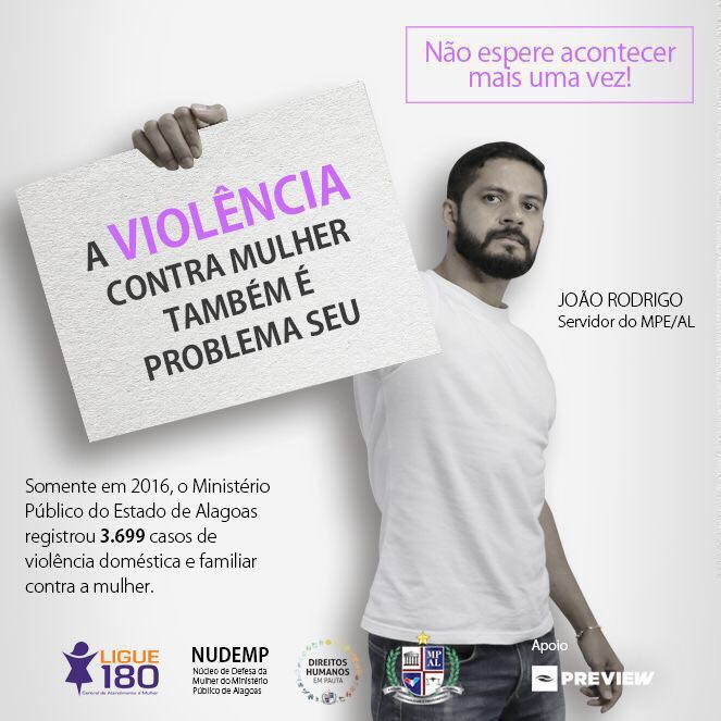 Campanha da Central de atendimento à Mulher