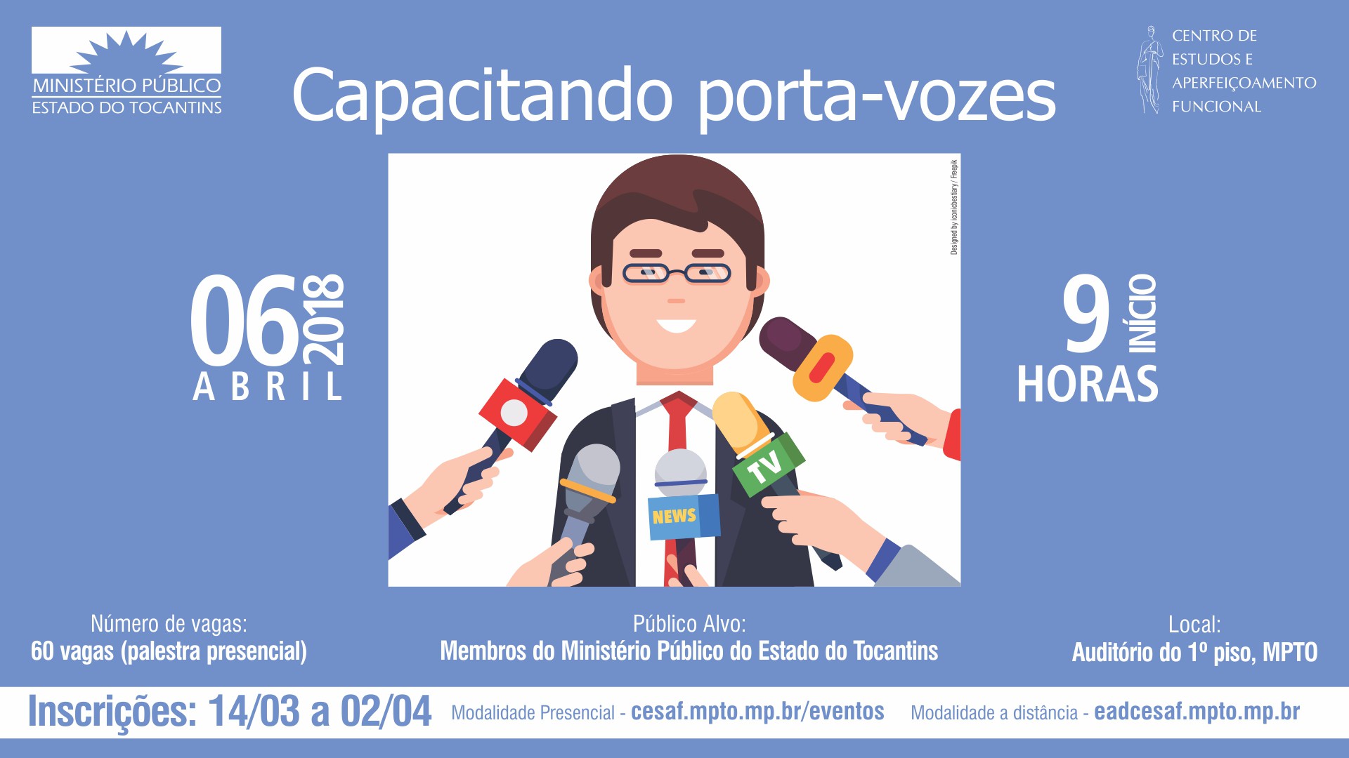 As inscrições são limitadas e já podem ser realizadas na página do Cesaf
