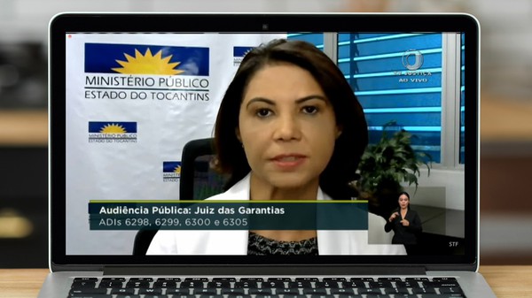 A procuradora  Maria Cotinha Bezerra fez uso da palavra representando o Ministério Público do Tocantins