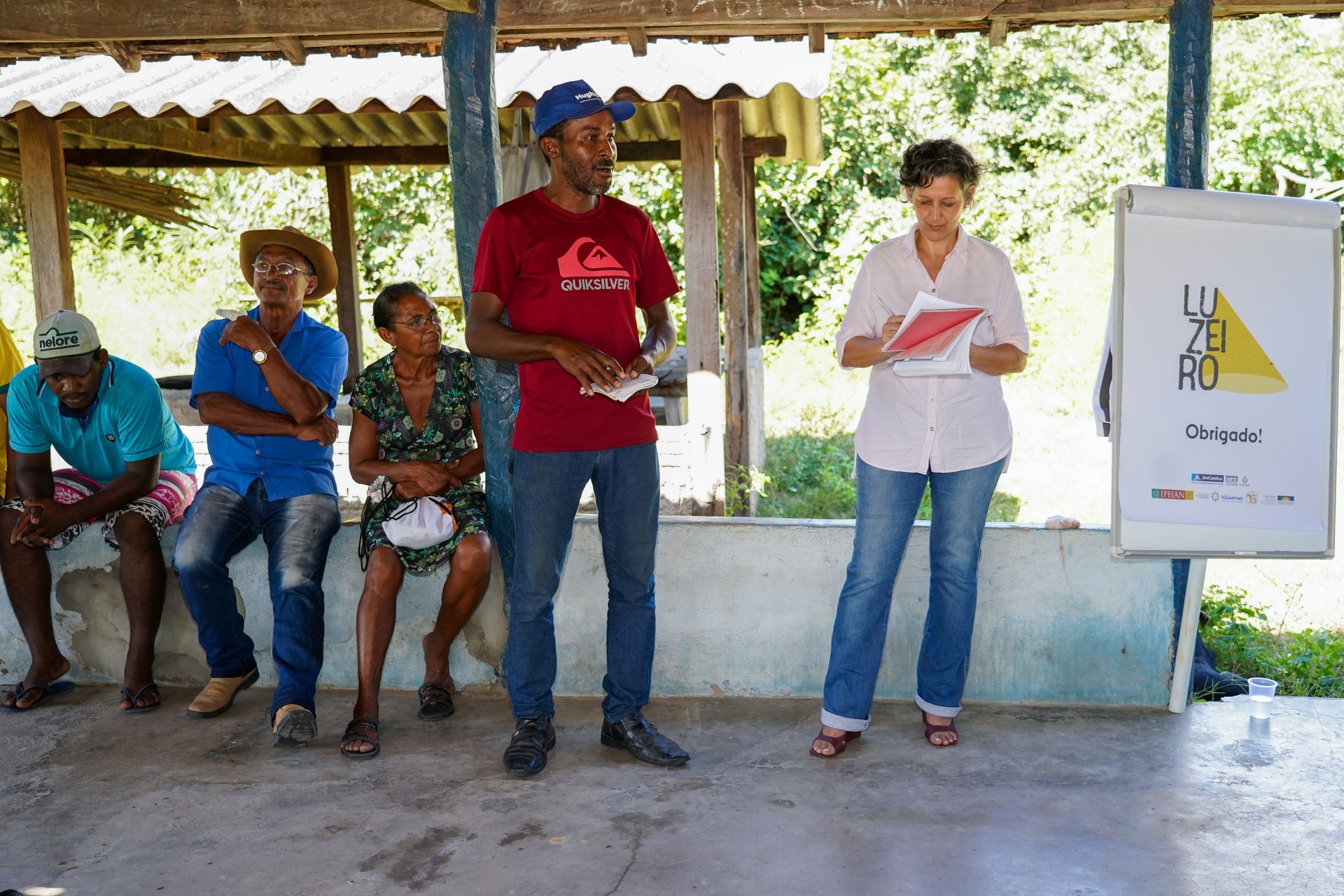 Fala do presidente da Associação da Comunidade Remanescente de Quilombo Kalunga do Mimoso do Tocantins (AKMT), Edi Soares e Sousa