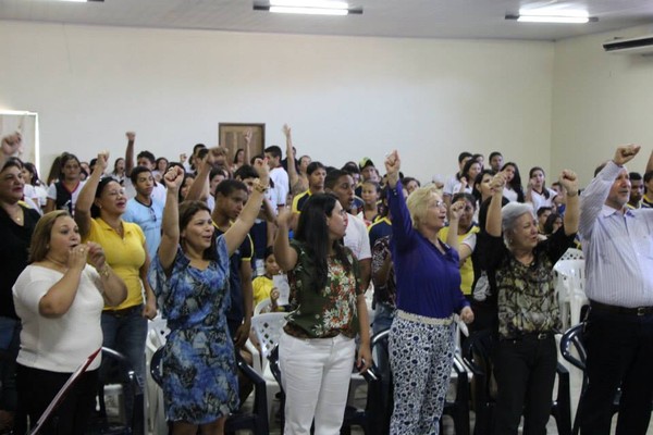 Muita animação para incentivar os estudantes