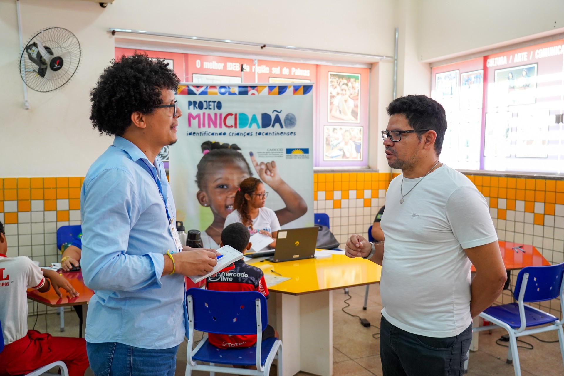 O diretor Jailson Miranda destacou a importância do Minicidadão para estudantes e familiares