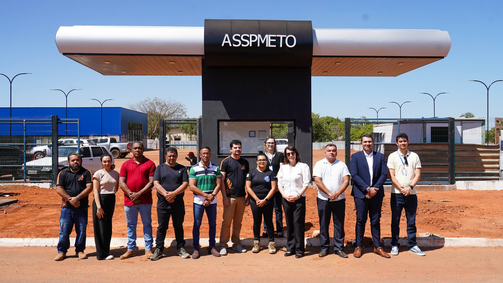 Equipes do MPTO, da Asspmeto, de construtora e da Prefeitura de Palmas