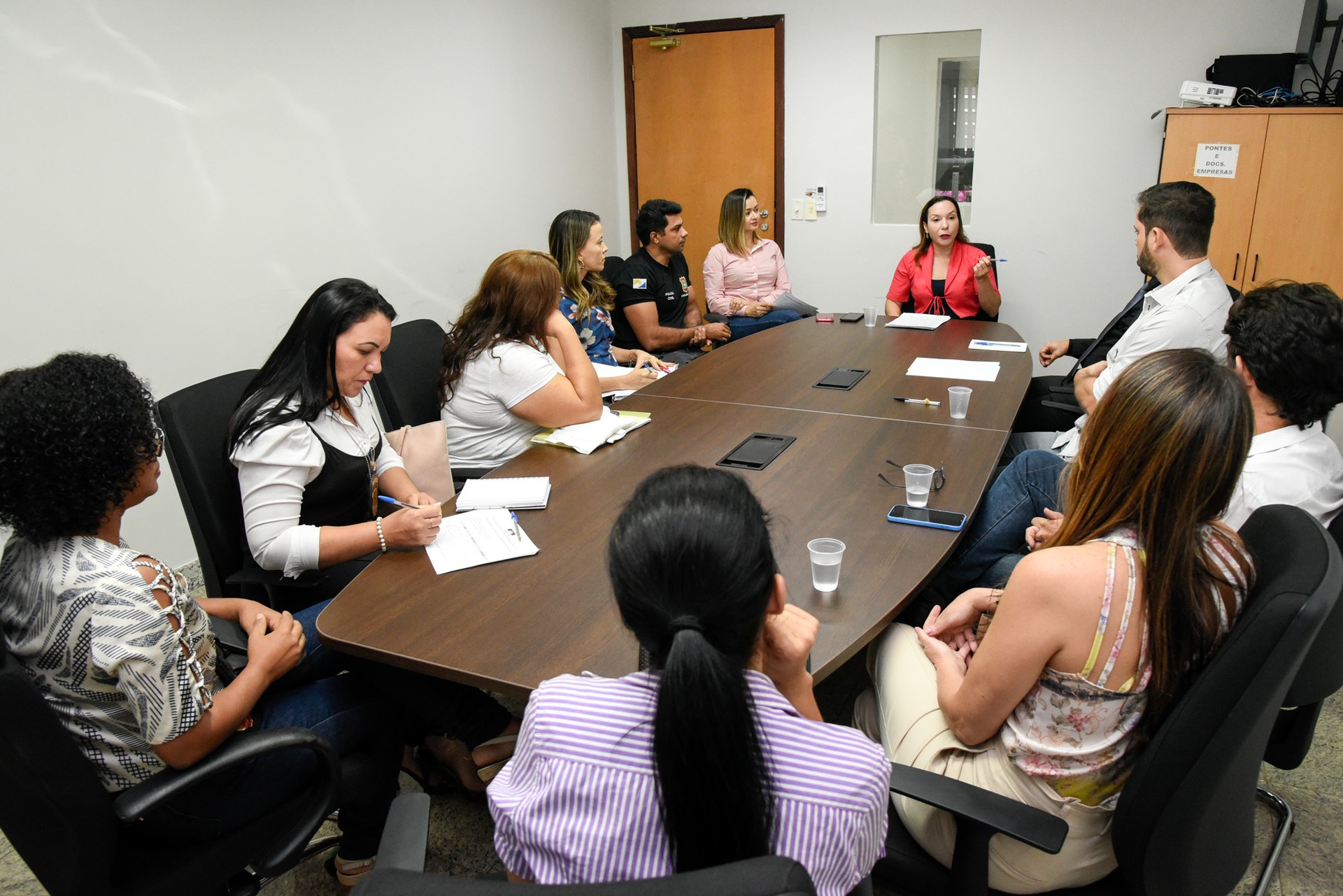 Reunião realizada pelo Ministério público do Tocantins (MPTO) com órgãos da Segurança Pública que atuam com a pauta do desaparecimento de pessoas no Estado