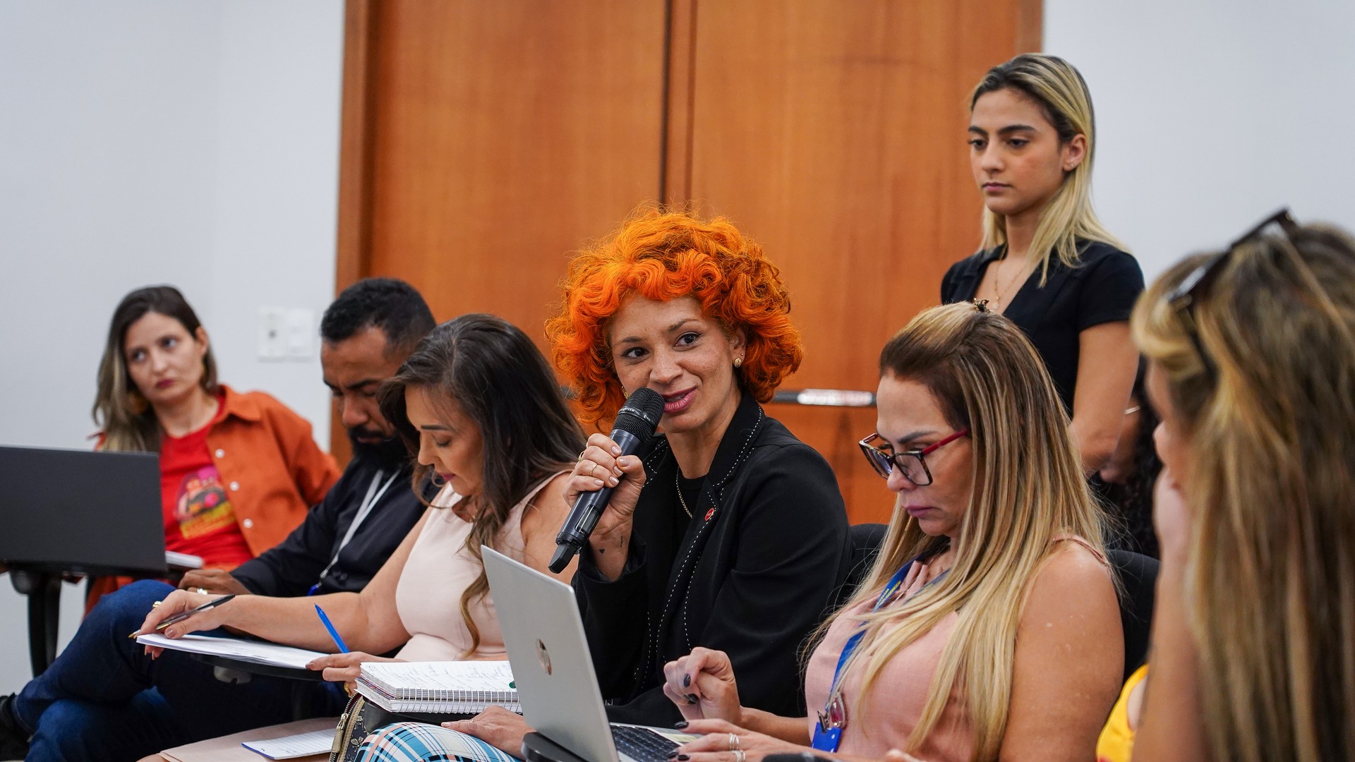 Integrantes do MPTO e representantes do Ibdfam, do governo do estado e da UFT