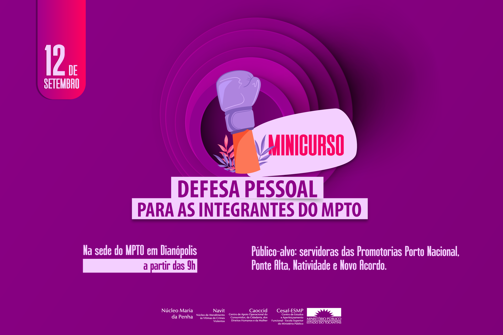 O curso será conduzido pela instrutora de artes marciais Paula Guimarães Nunes