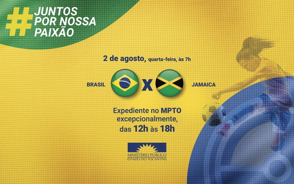 Brasil enfrenta a Jamaica em 2 de agosto