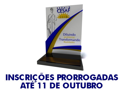 O projeto “Prêmio Cesaf – 1ª edição” é voltado às práticas bem-sucedidas dos promotores de Justiça