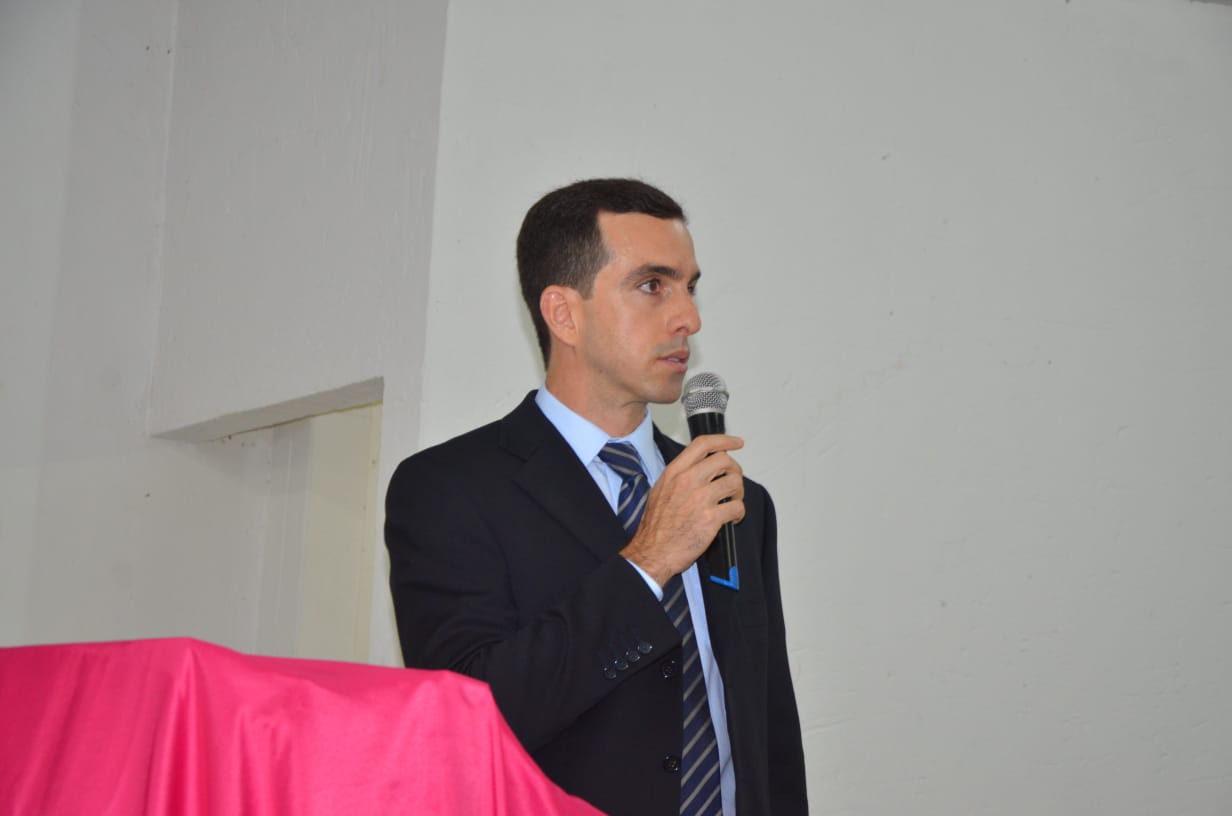 Promotor de Justiça Rodrigo Grisi Nunes representou o MPE (Foto: Prefeitura de Porto Nacional)