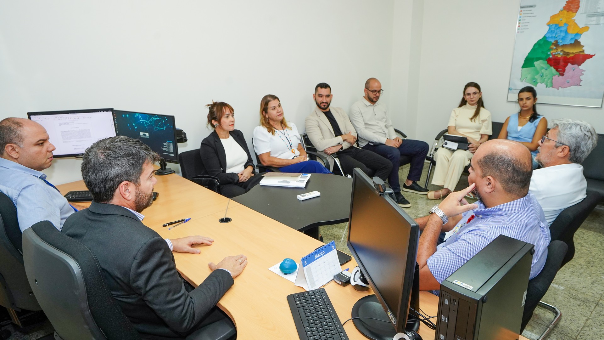 A outra reunião aconteceu em 11 de fevereiro, também na sede do Ministério Público Estadual, em Palmas