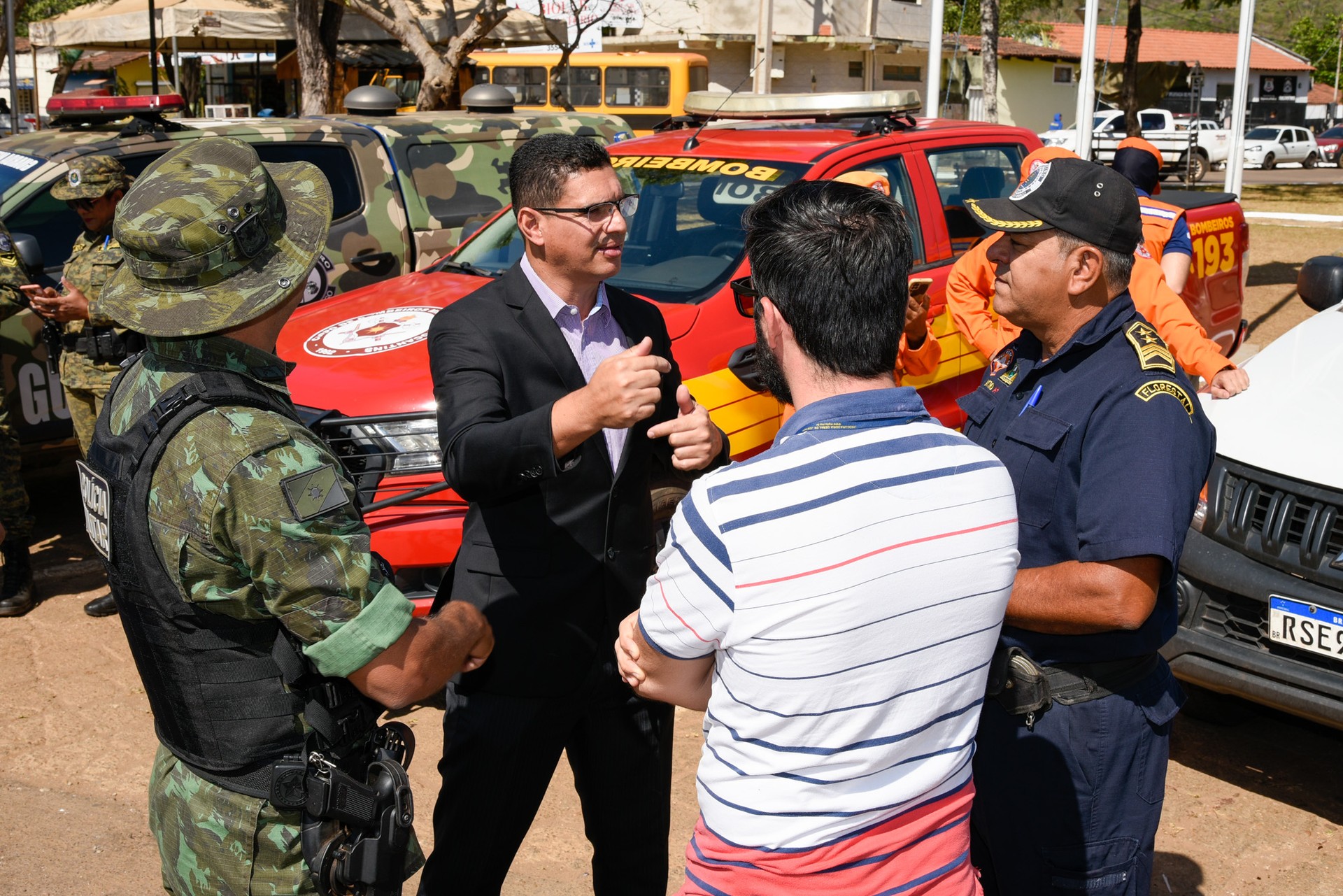 Fiscalização inicia na praça Maracaípe em Taquaruçu
